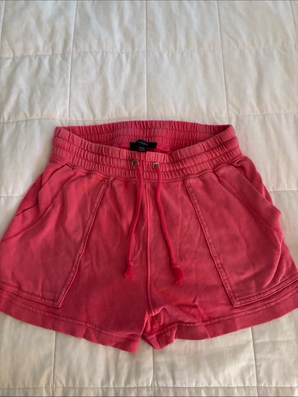 J. Crew Pink Drawstring Athletic Shorts